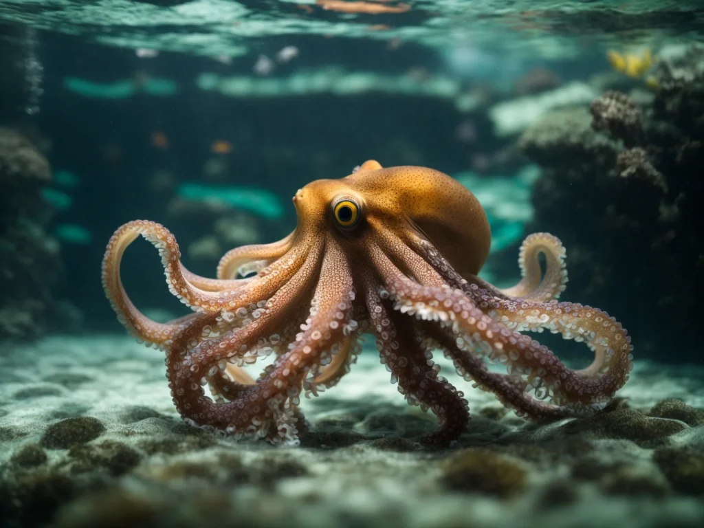 Freshwater Aquarium Octopus