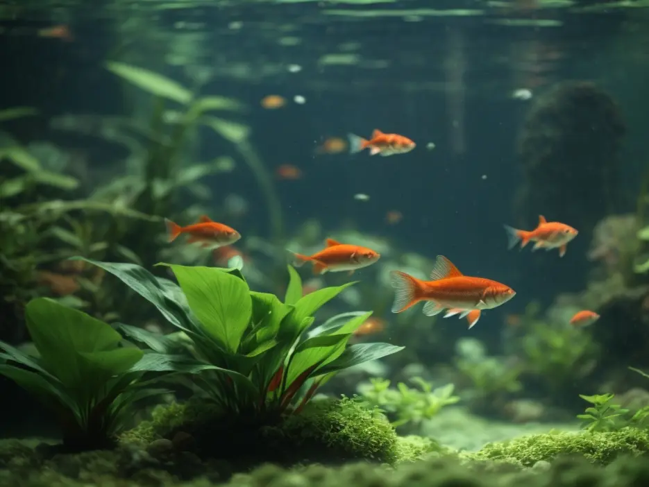 Cryptocoryne Walkeri in aquarium